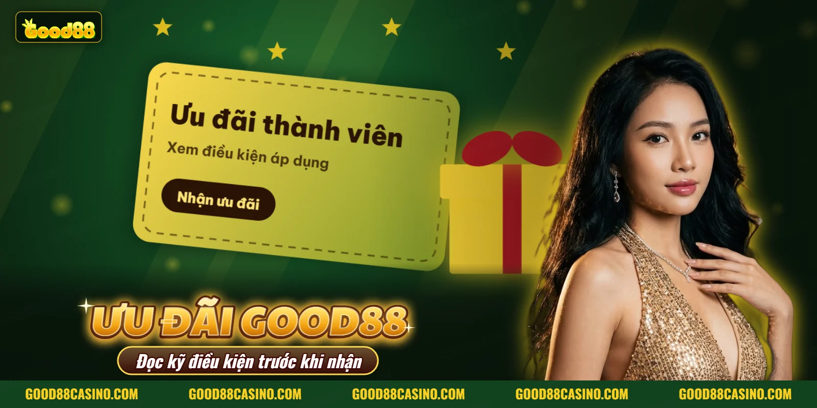 Thẻ ưu đãi thành viên GOOD88 kèm hộp quà Thẻ ưu đãi thành viên GOOD88 kèm hộp quà