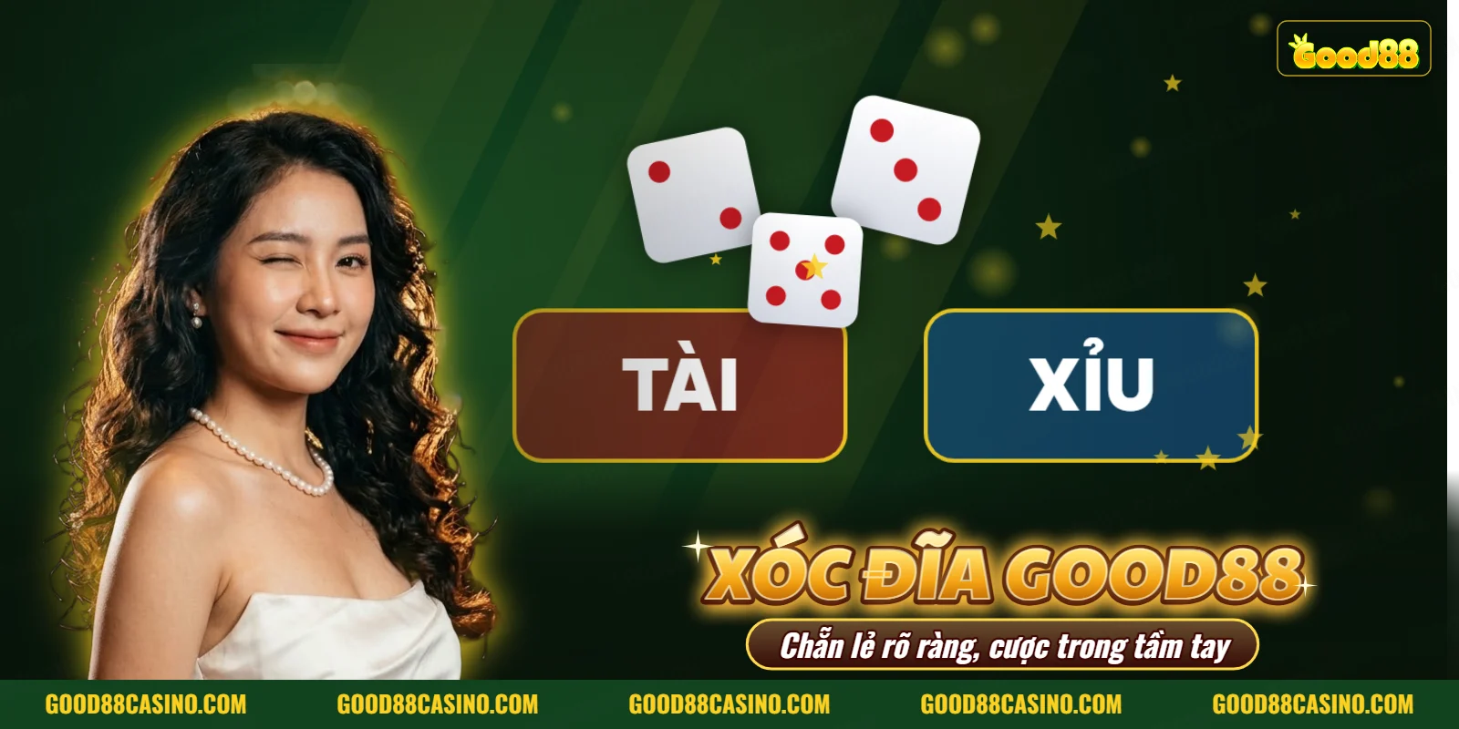 Bàn xóc đĩa và tài xỉu với các ô chẵn lẻ của GOOD88 Bàn xóc đĩa và tài xỉu với các ô chẵn lẻ của GOOD88