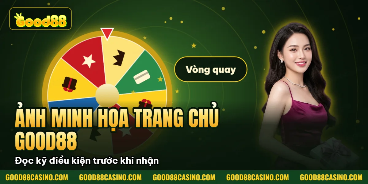 Ảnh minh họa trang chủ GOOD88 và các nhóm thông tin chính